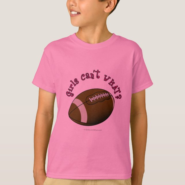 Camiseta Fútbol - Texto rosa (Anverso)