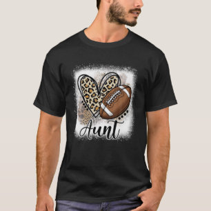Camiseta Fútbol tía Gracioso Leopard Heart Family Sporty