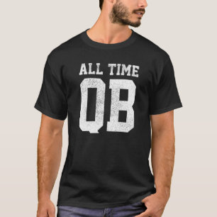 Camiseta Fútbol todo el tiempo niños QB Quarterback niños p