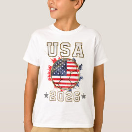 Camiseta Fútbol USA - Regalo para fanáticos infantiles de f