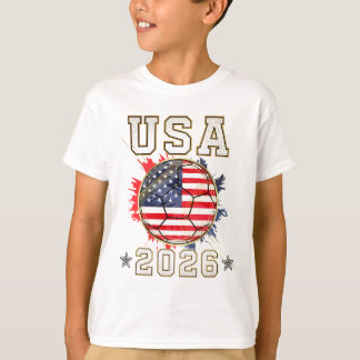 Camiseta Fútbol USA - Regalo para fanáticos infantiles de f