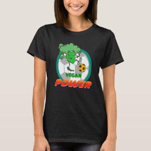 Camiseta Fútbol vegetal vegetariano Broccoli Fútbol Vegan
