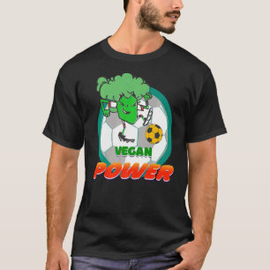 Camiseta Fútbol vegetal vegetariano Broccoli Fútbol Vegan
