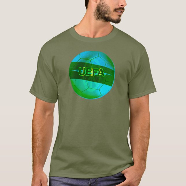Camiseta Fútbol Verde Neón (Anverso)