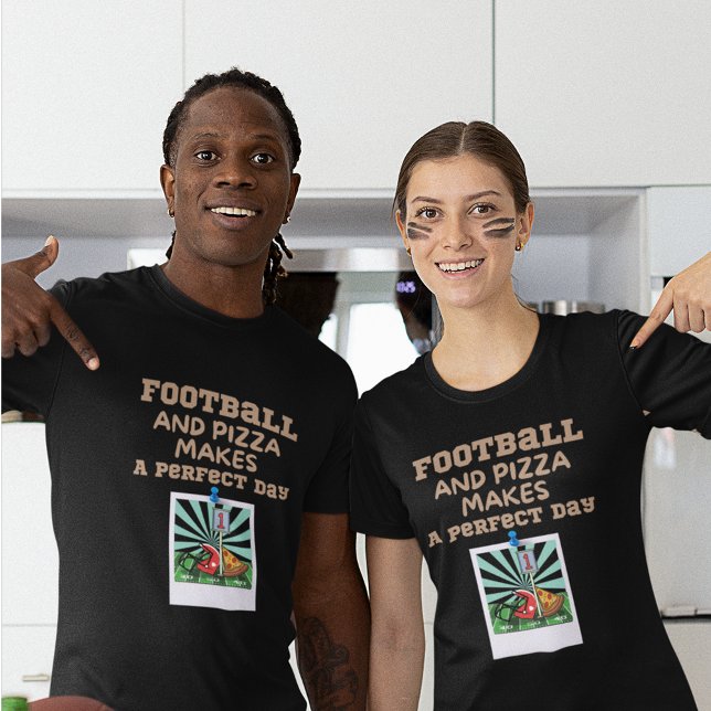 Camiseta Fútbol y Pizza T Shirt (Subido por el creador)