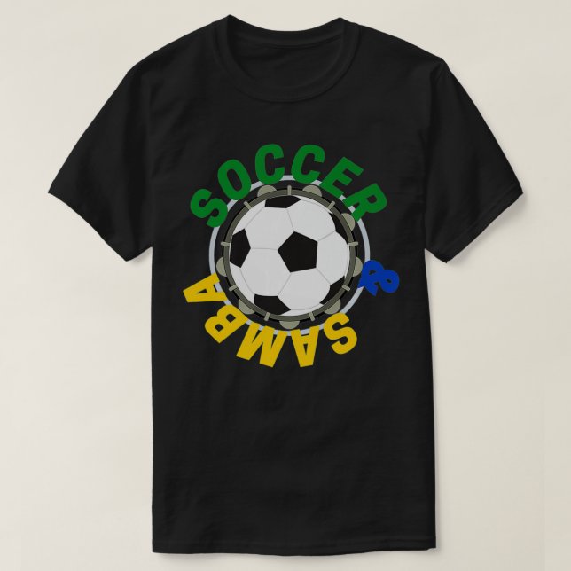 Camiseta Fútbol y Samba Brasil 2022 Premium  (Diseño del anverso)
