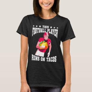 Camiseta Futbolista americano de fútbol Taco