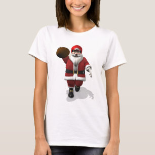 Camiseta Futbolista americano de Santa Claus