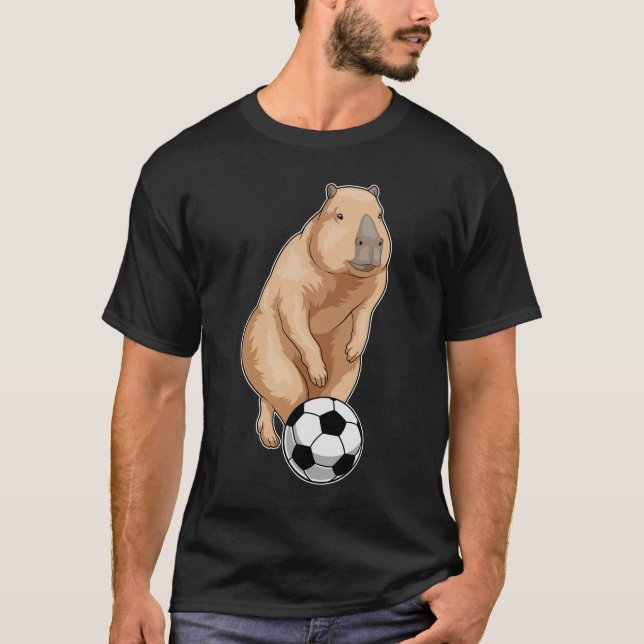 Camiseta Futbolista de Capibara (Anverso)