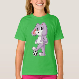 Camiseta Futbolista de fútbol de conejo