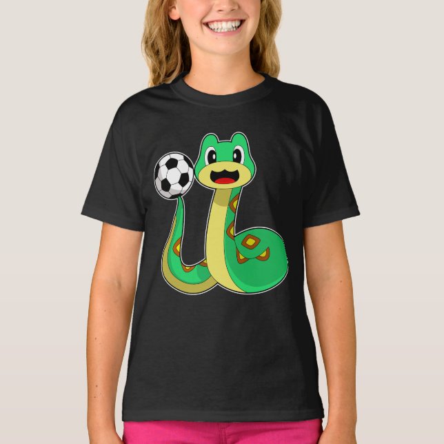 Camiseta Futbolista de fútbol de serpiente (Anverso)