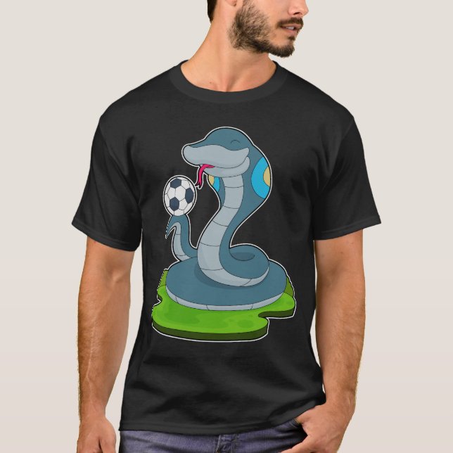 Camiseta Futbolista de fútbol de serpiente (Anverso)