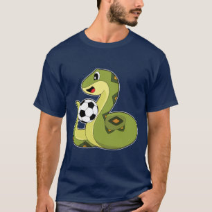 Camiseta Futbolista de fútbol de serpiente