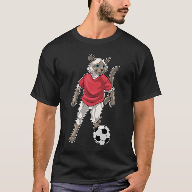 Camiseta Futbolista de fútbol de Siamese (Anverso)