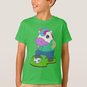 Camiseta Futbolista de fútbol de Unicorn