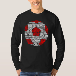 Camiseta Futbolista de fútbol en la nube
