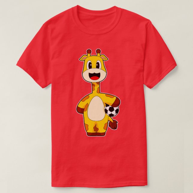 Camiseta Futbolista de Giraffe (Diseño del anverso)