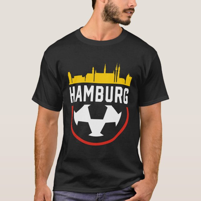 Camiseta Futbolista de Hamburgo (Anverso)