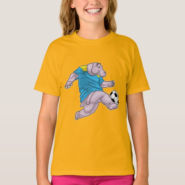 Camiseta Futbolista de Hippo Soccer (Anverso)