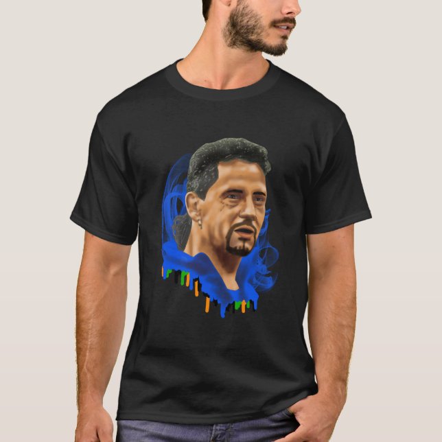 Camiseta Futbolista de Il Divin Codino (Anverso)