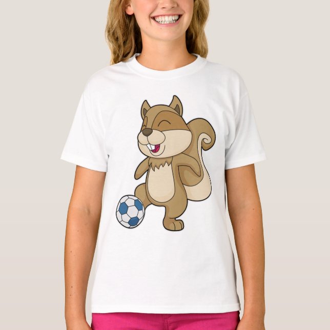 Camiseta Futbolista de la ardilla (Anverso)