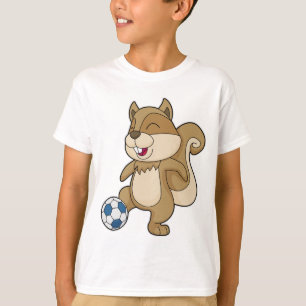 Camiseta Futbolista de la ardilla