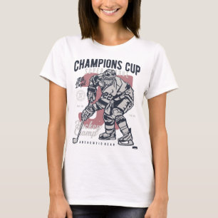 Camiseta Futbolista de la Liga de Campeones de Hockey sobre