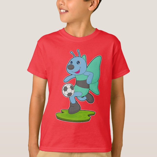 Camiseta Futbolista de la mariposa (Anverso)