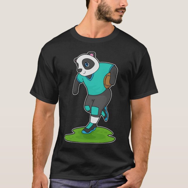 Camiseta Futbolista de Panda Football (Anverso)
