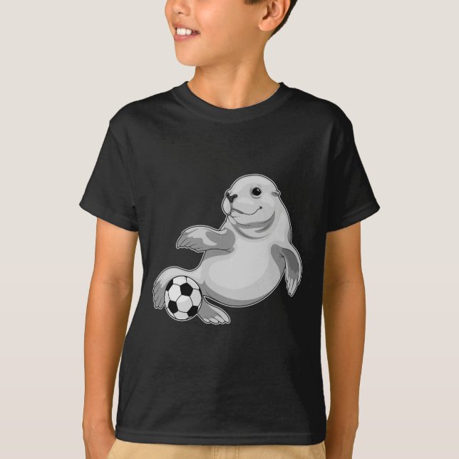 Camiseta Futbolista de Seal Soccer (Anverso)