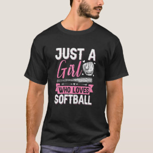 Camiseta Futbolista De Softball Femenino Y Chicas