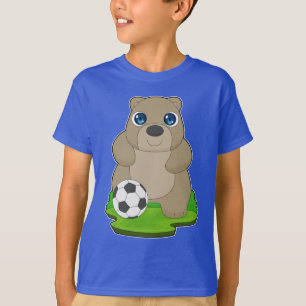 Camiseta Futbolista del Bear Soccer
