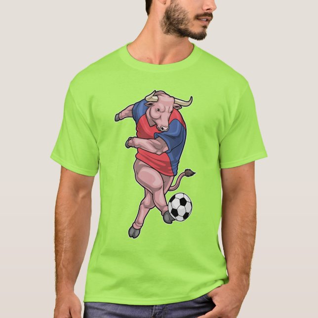 Camiseta Futbolista del Bull Soccer (Anverso)
