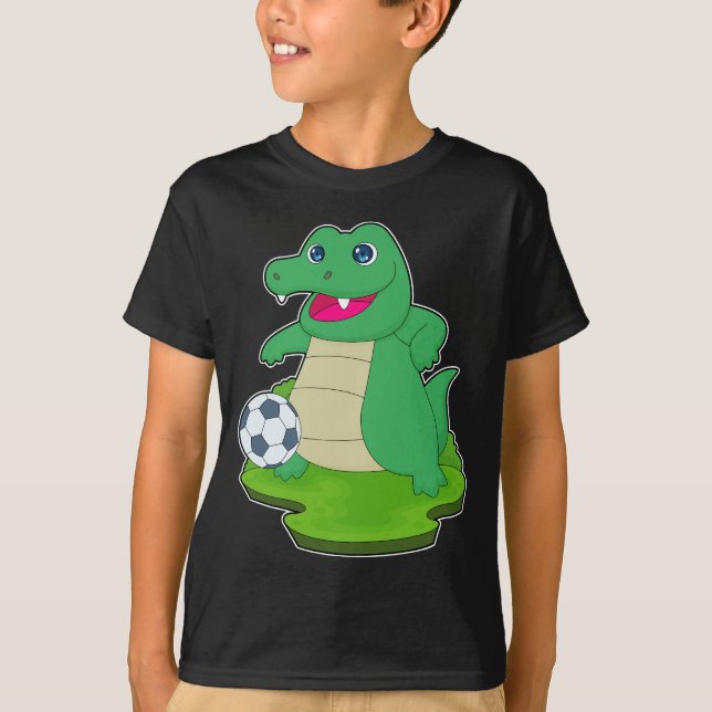Camiseta Futbolista del Crocodile Soccer (Anverso)