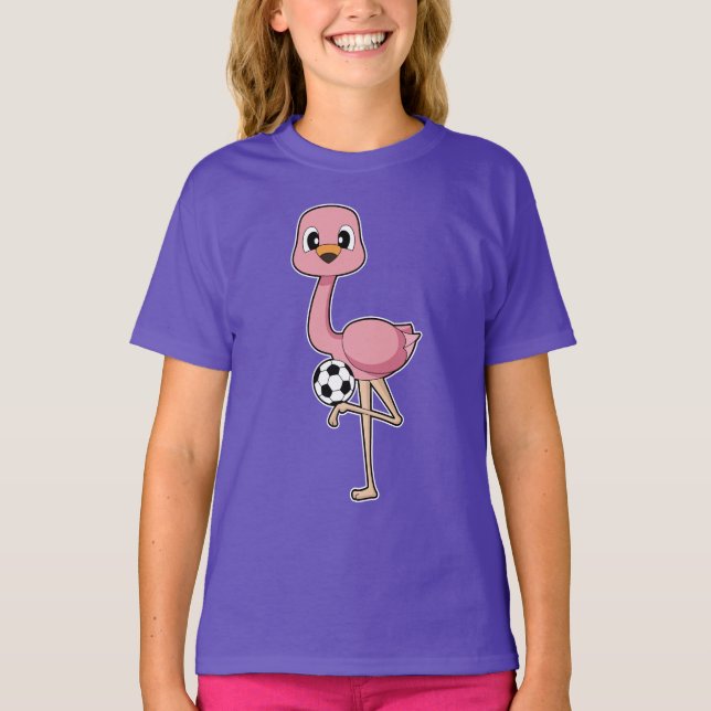 Camiseta Futbolista del Flamingo Soccer (Anverso)