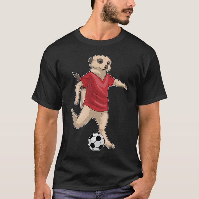 Camiseta Futbolista del Meerkat Soccer (Anverso)