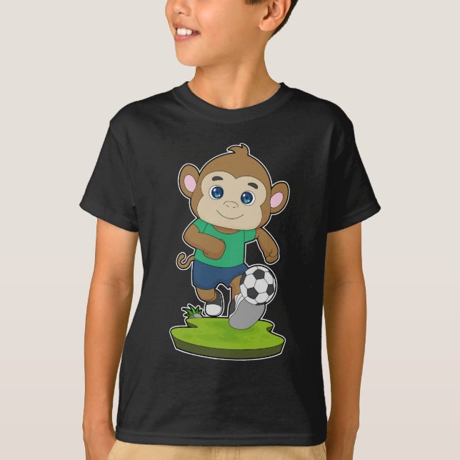 Camiseta Futbolista del Monkey Soccer (Anverso)