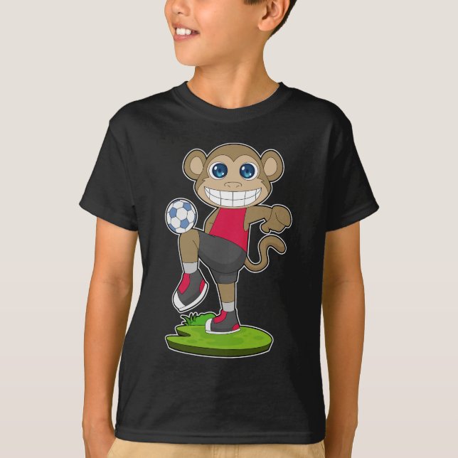 Camiseta Futbolista del Monkey Soccer (Anverso)