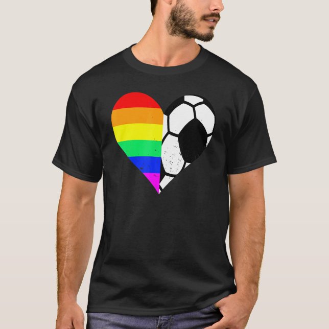 Camiseta Futbolista del Orgullo LGBT (Anverso)