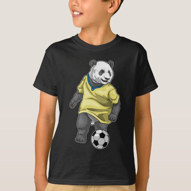 Camiseta Futbolista del Panda Soccer (Anverso)