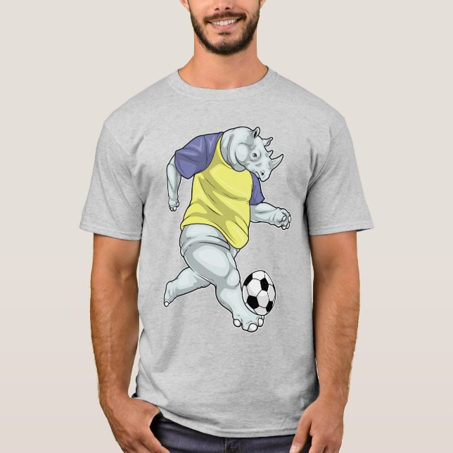 Camiseta Futbolista del Rhino Soccer (Anverso)
