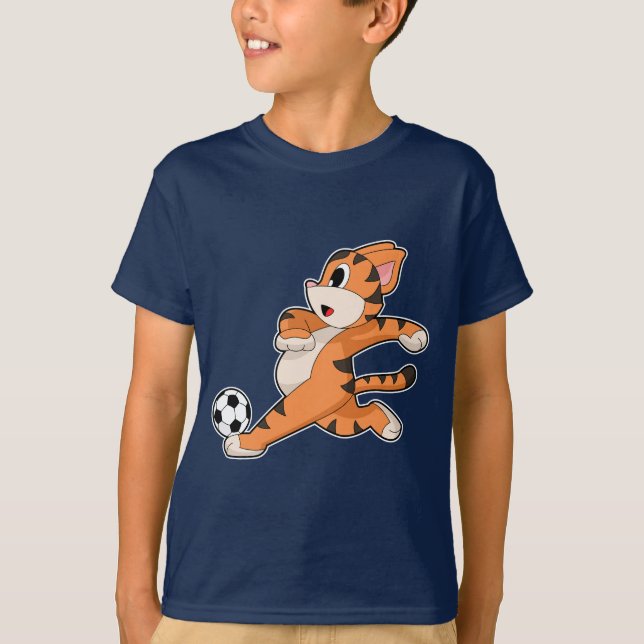 Camiseta Futbolista del Tiger Soccer (Anverso)