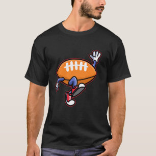 Camiseta Futbolista deportivo de rugby retoca el fútbol