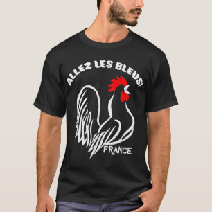 Camiseta Futbolista Francés Allez Les Bleus
