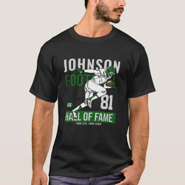 Camiseta Futbolista personalizado NÚMERO de equipo deportiv (Anverso)