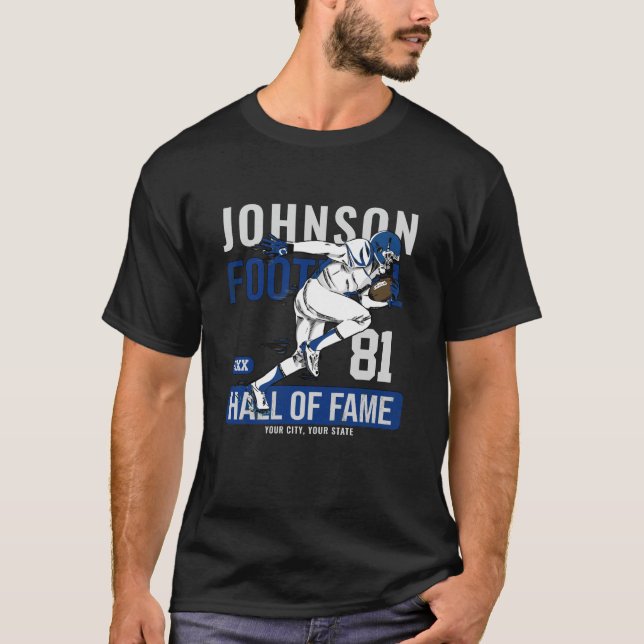 Camiseta Futbolista personalizado NÚMERO de equipo deportiv (Anverso)