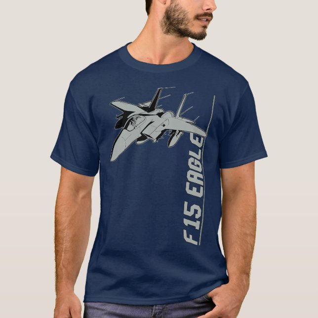 Camiseta Futbolistas De Avión De Águila F15 (Anverso)