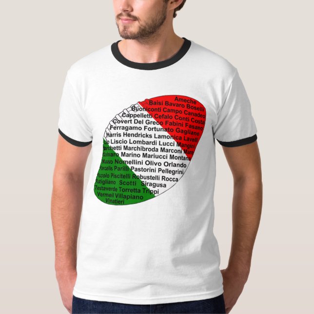 Camiseta Futbolistas De Estados Unidos Italiano (Anverso)