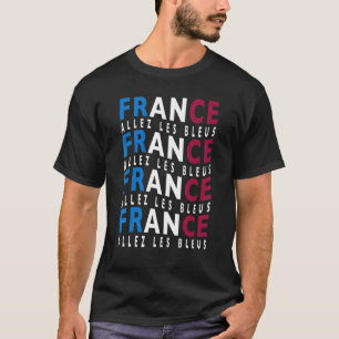 Camiseta Futbolistas de la bandera de Francia de Allez Les