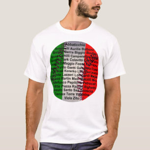 Camiseta Futbolistas Del Béisbol De Italia